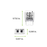 Wago 2 Port Push-In Wire Connector 10 pk