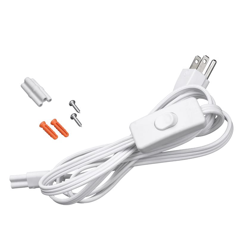ETI 48 in. L White Hardwired LED Strip Light 2000 lm