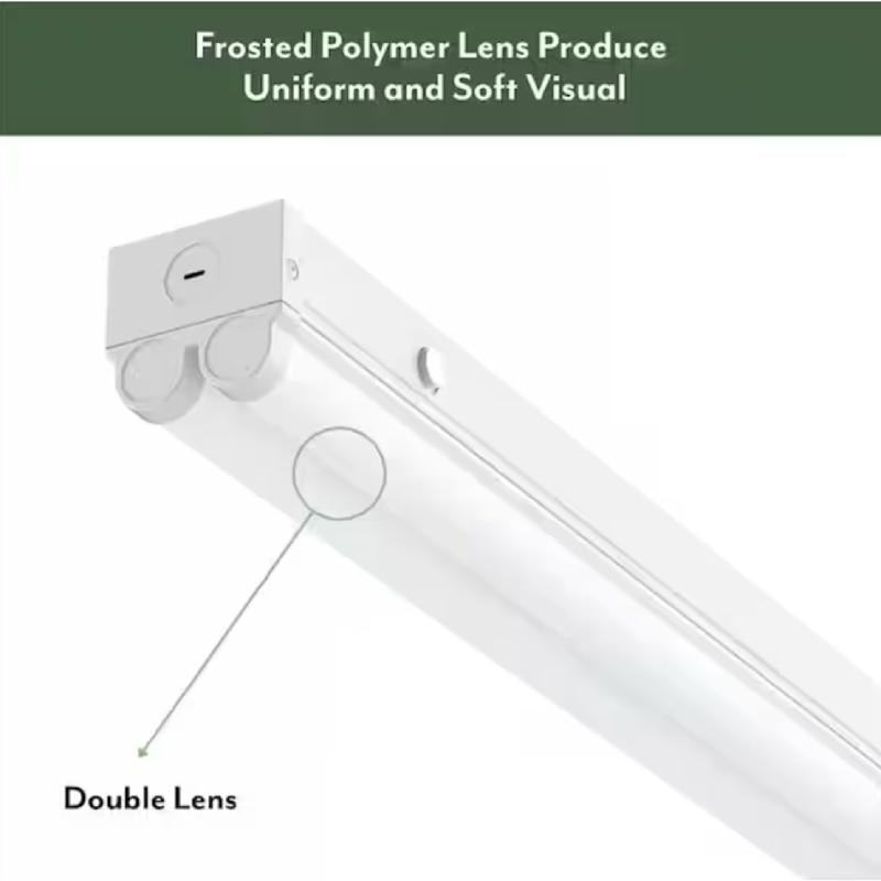 ETI 48 in. L White Hardwired LED Strip Light