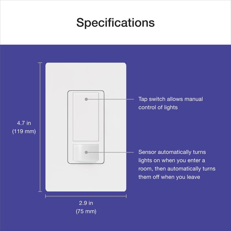 Lutron Maestro 5 amps Single Pole or 3-way Push Button Dimmer Switch Light Almond 1 pk