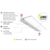 Feit 12 in. L White Hardwired LED Light Bar 750 lm