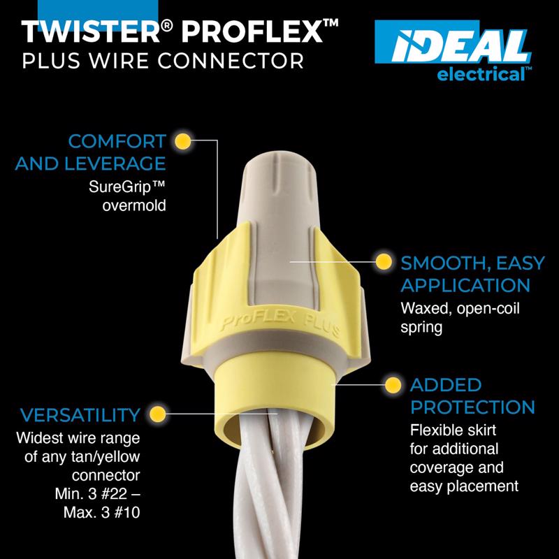 Ideal Industries ProFlex Wire Connector 25 pk