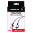 Monster Just Hook It Up 6.6 ft. L USB-C to RJ45 Ethernet Plug Cable