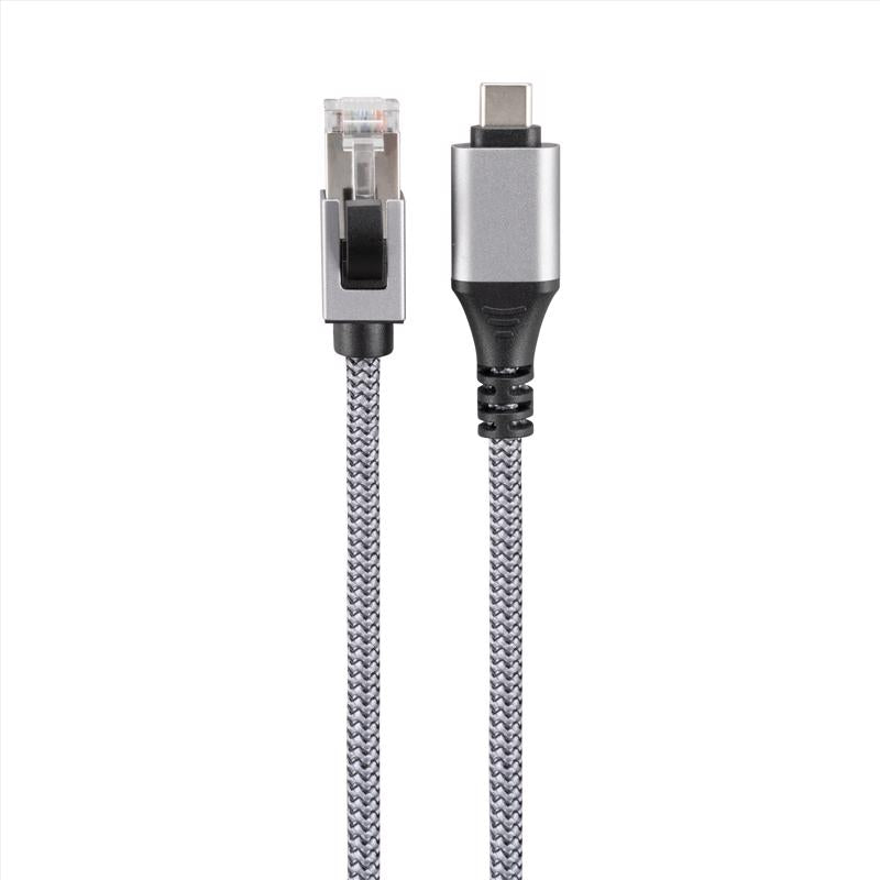 Monster Just Hook It Up 6.6 ft. L USB-C to RJ45 Ethernet Plug Cable