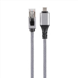 Monster Just Hook It Up 6.6 ft. L USB-C to RJ45 Ethernet Plug Cable