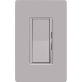 Lutron Diva Gray 150 W Rocker Dimmer Switch 1 pk