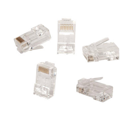 Monster Just Hook It Up Data Pass Through RJ45 UTP Connectors 100 pk