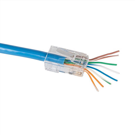 Monster Just Hook It Up Data Pass Through RJ45 UTP Connectors 100 pk