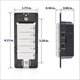 Leviton Decora Indoor Wall Switch Timer 120 V White