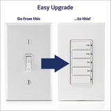 Leviton Decora Indoor Wall Switch Timer 120 V White