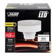 Feit Specialty GU24 LED Bulb Warm White 60 Watt Equivalence 1 pk