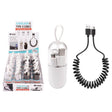 Diamond Visions Assorted Coiled Cord USB-A to USB-C Cable For All Mobile Devices 6 ft. L