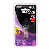 Feit Electriic 40 W T4 Tubular Halogen Bulb 470 lm Warm White 12 pk