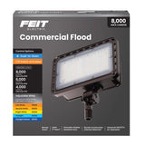 Feit Dusk to Dawn Hardwired LED Bronze Floodlight