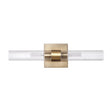 Globe Electric Brushed Brass Bronze 2 lights LED Vanity Light Wall Mount