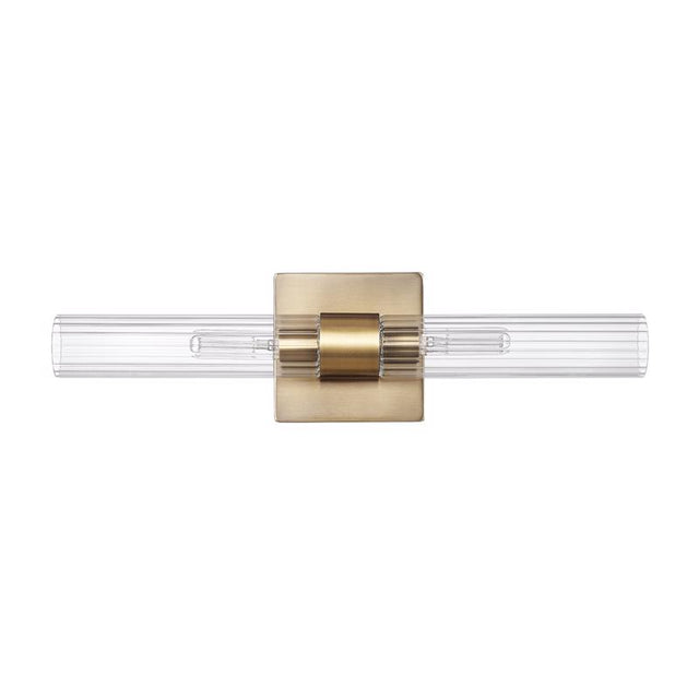 Globe Electric Brushed Brass Bronze 2 lights LED Vanity Light Wall Mount