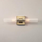 Globe Electric Brushed Brass Bronze 2 lights LED Vanity Light Wall Mount