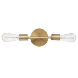 Globe Electric Matte Bronze 2 lights Incandescent Vanity Light Wall Mount