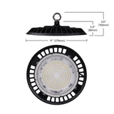Cooper Lighting Metalux 3.9 in. H X 11 in. W X 11 in. L Aluminum Black High Bay Fixture