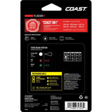 Coast 700 lm Black/Gray LED Rechargeable Head Lamp