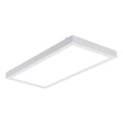 Metalux 2.5 in. H X 12 in. W X 24 in. L White LED Ceiling Light