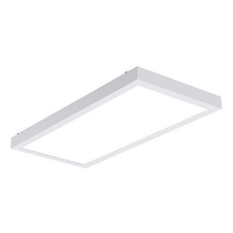 Metalux 2.5 in. H X 12 in. W X 24 in. L White LED Ceiling Light