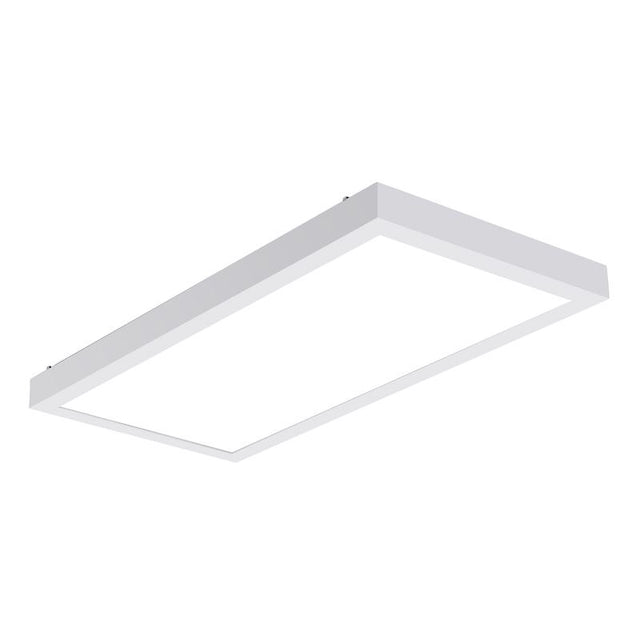 Metalux 2.5 in. H X 12 in. W X 24 in. L White LED Ceiling Light