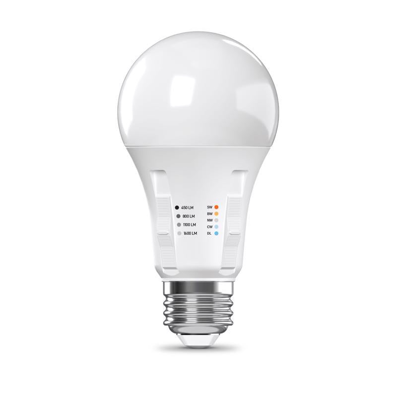 Feit Electric A19 E26 (Medium) LED Bulb Adjustable White 100 Watt Equivalence 1 pk