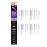 Feit Electric Linear Adjustable White 48 in. Bi-Pin T8 LED Tube 40 Watt Equivalence 10 pk