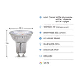Feit Electric MR16 GU5.3 LED Bulb Adjustable White 35 Watt Equivalence 1 pk