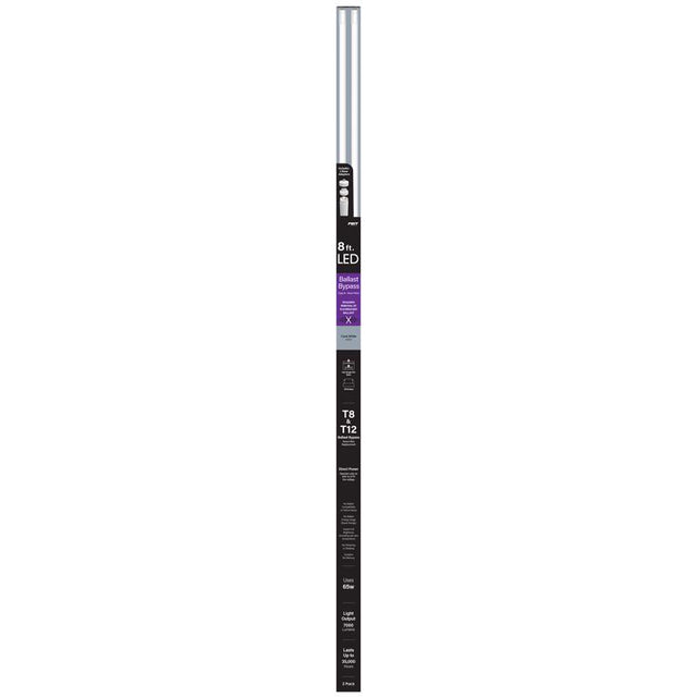 Feit Electric Linear Daylight 96 in. G13 T8 LED Tube Light 40 Watt Equivalence 2 pk