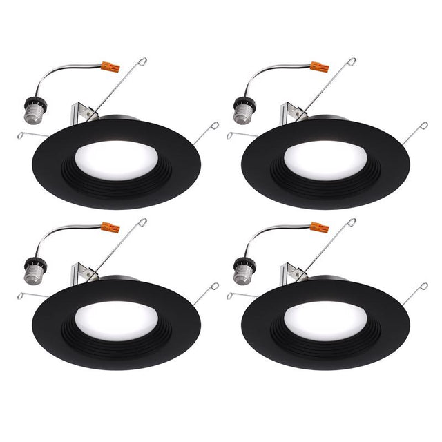Halo Matte Black/White Recessed Downlight