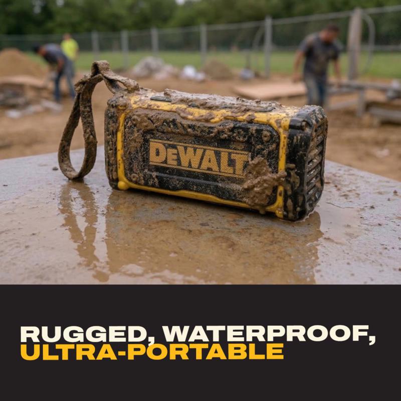 DeWalt Wireless Bluetooth Jobsite Speaker