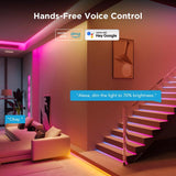 Govee 9.8 ft. L Plug-In LED Smart-Enabled Strip Light