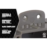 Southwire 55 cu in Rectangle Polycarbonate Box Mount