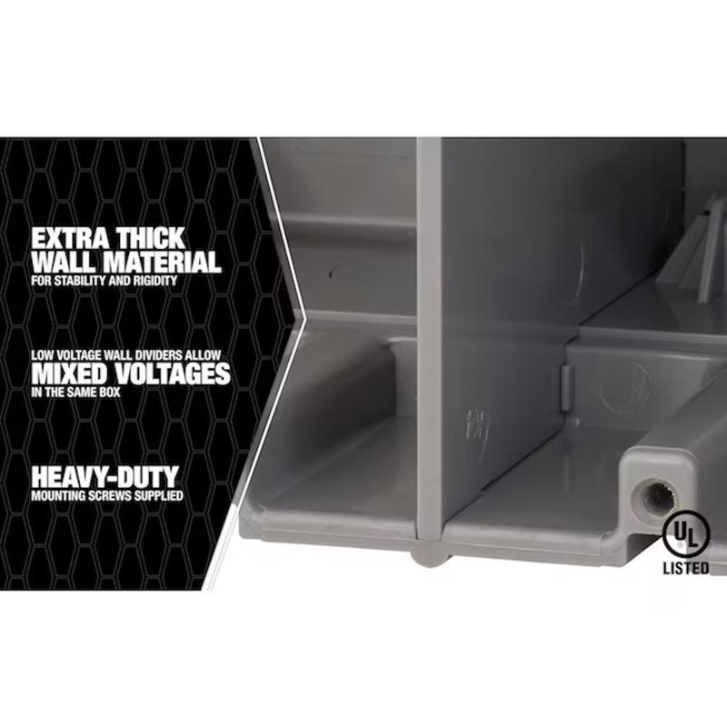 Southwire 55 cu in Rectangle Polycarbonate Box Mount