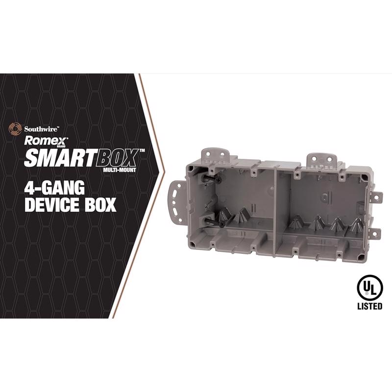 Southwire 67 cu in Rectangle Polycarbonate Box Mount