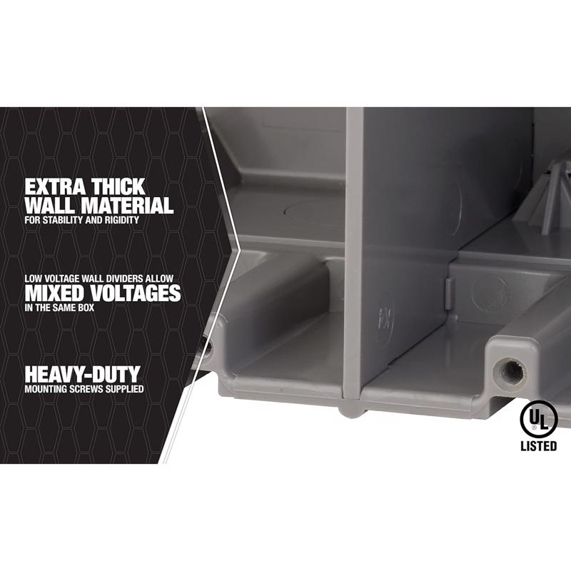 Southwire 67 cu in Rectangle Polycarbonate Box Mount