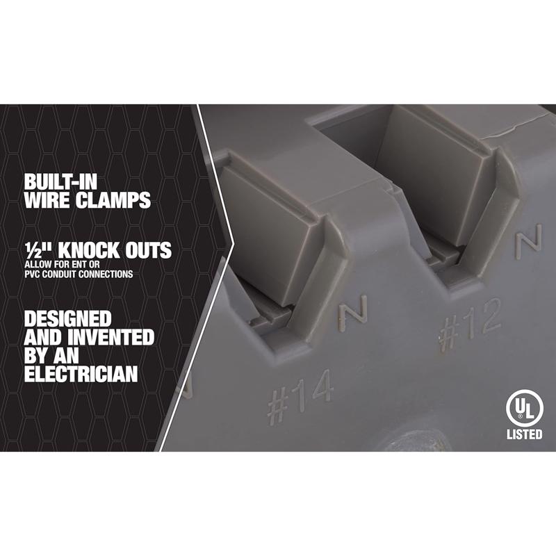 Southwire 67 cu in Rectangle Polycarbonate Box Mount
