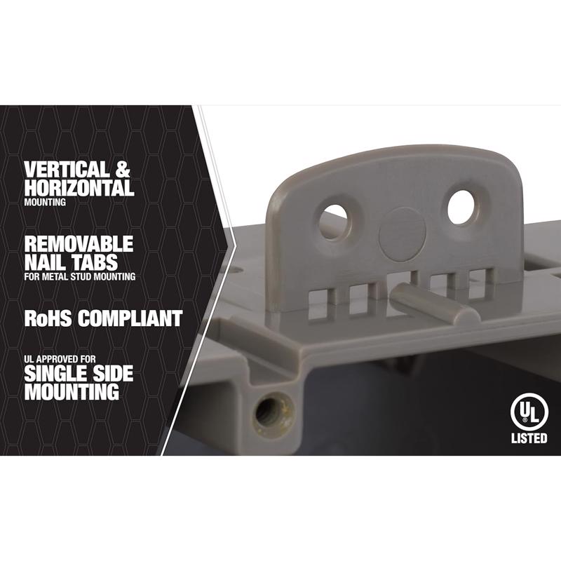 Southwire 67 cu in Rectangle Polycarbonate Box Mount