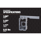 Southwire Rectangle PVC Low Voltage Mounting Bracket