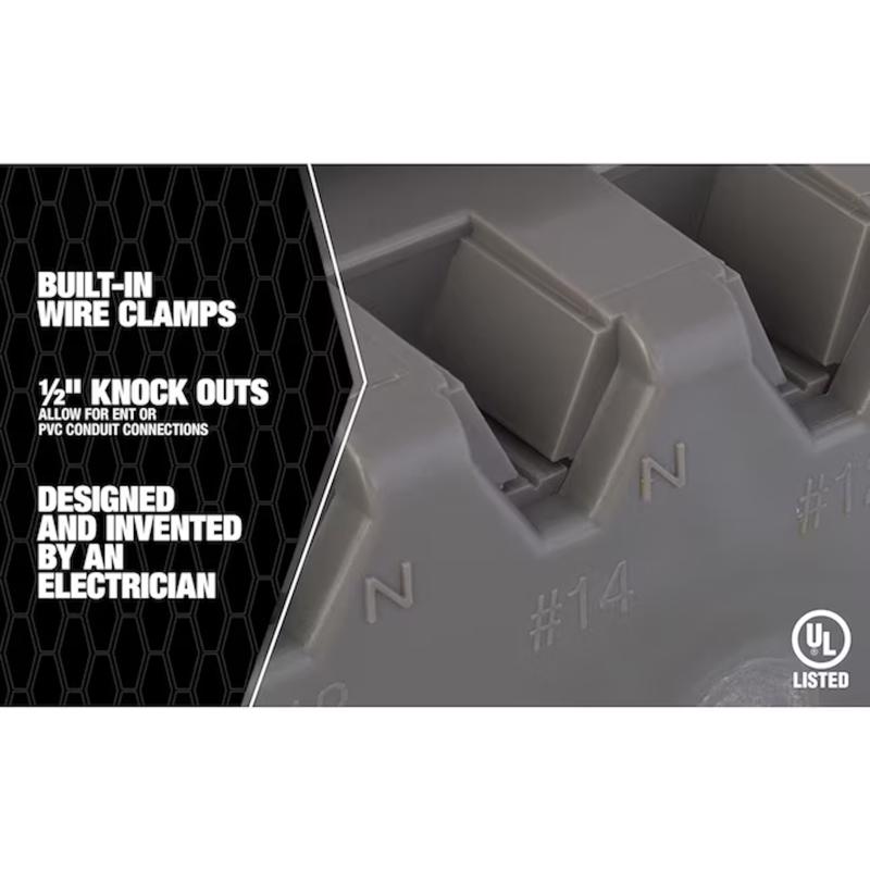 Southwire 110 cu in Rectangle Polycarbonate Box Mount