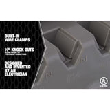 Southwire 110 cu in Rectangle Polycarbonate Box Mount