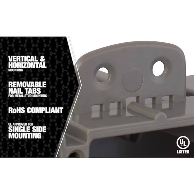 Southwire 110 cu in Rectangle Polycarbonate Box Mount