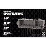 Southwire 110 cu in Rectangle Polycarbonate Box Mount