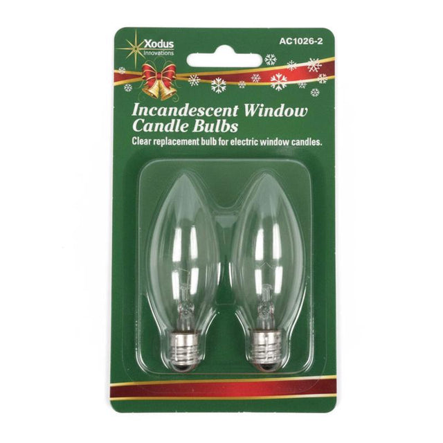 Xodus Innovations 7 W Torpedo Candelabra Incandescent Bulb E12 (Candelabra) Warm Candle Light 2 pk