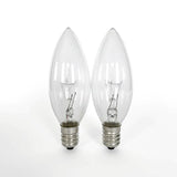 Xodus Innovations 7 W Torpedo Candelabra Incandescent Bulb E12 (Candelabra) Warm Candle Light 2 pk