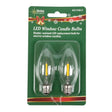 Xodus Innovations Decorative E12 (Candelabra) Filament LED Bulb Warm Candle Light 7 Watt Equivalence
