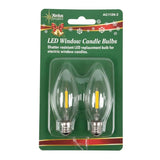 Xodus Innovations Decorative E12 (Candelabra) Filament LED Bulb Warm Candle Light 7 Watt Equivalence