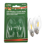 Xodus Innovations Decorative E12 (Candelabra) Filament LED Bulb Warm Candle Light 7 Watt Equivalence